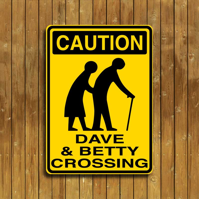 Old People Sign