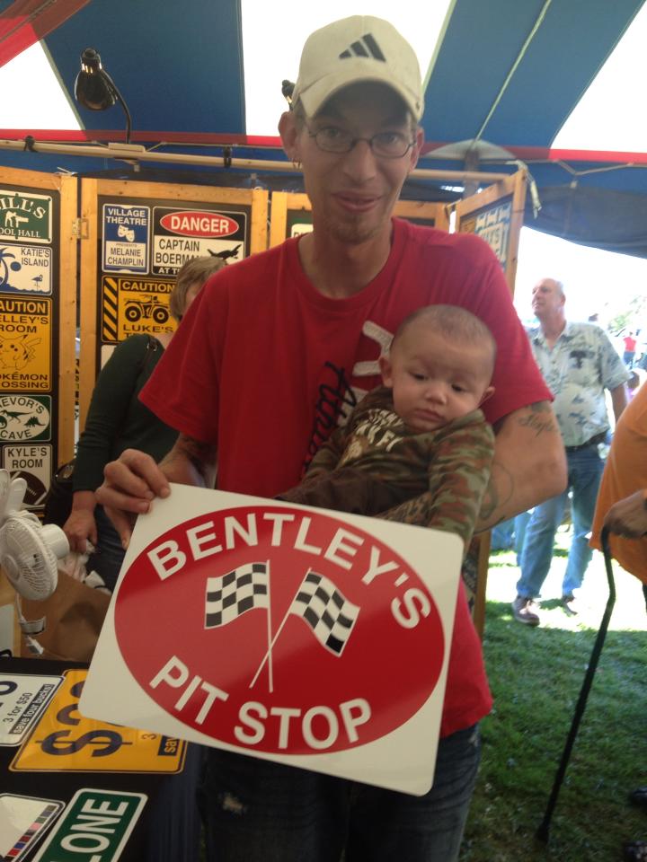 Pit Stop Sign