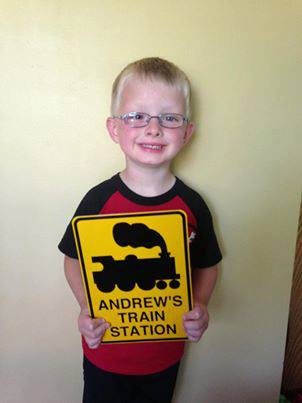 Train Station Sign